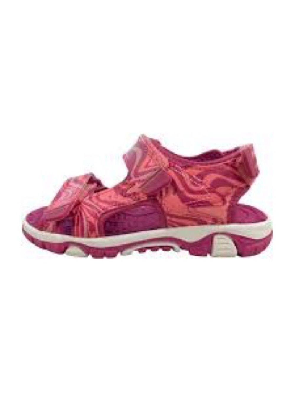 Eddie Bauer Big Girl's Adjustable Strap Jordan River Pink Sandals Size 12 US!